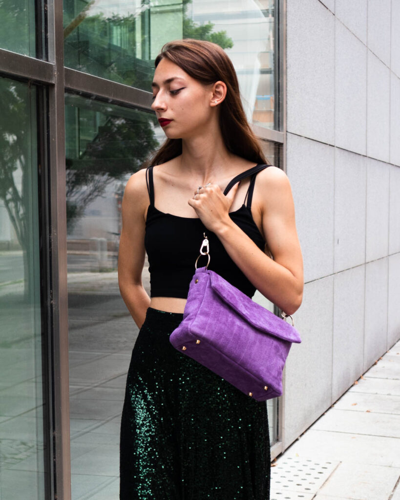 Handbag Ursula Purple