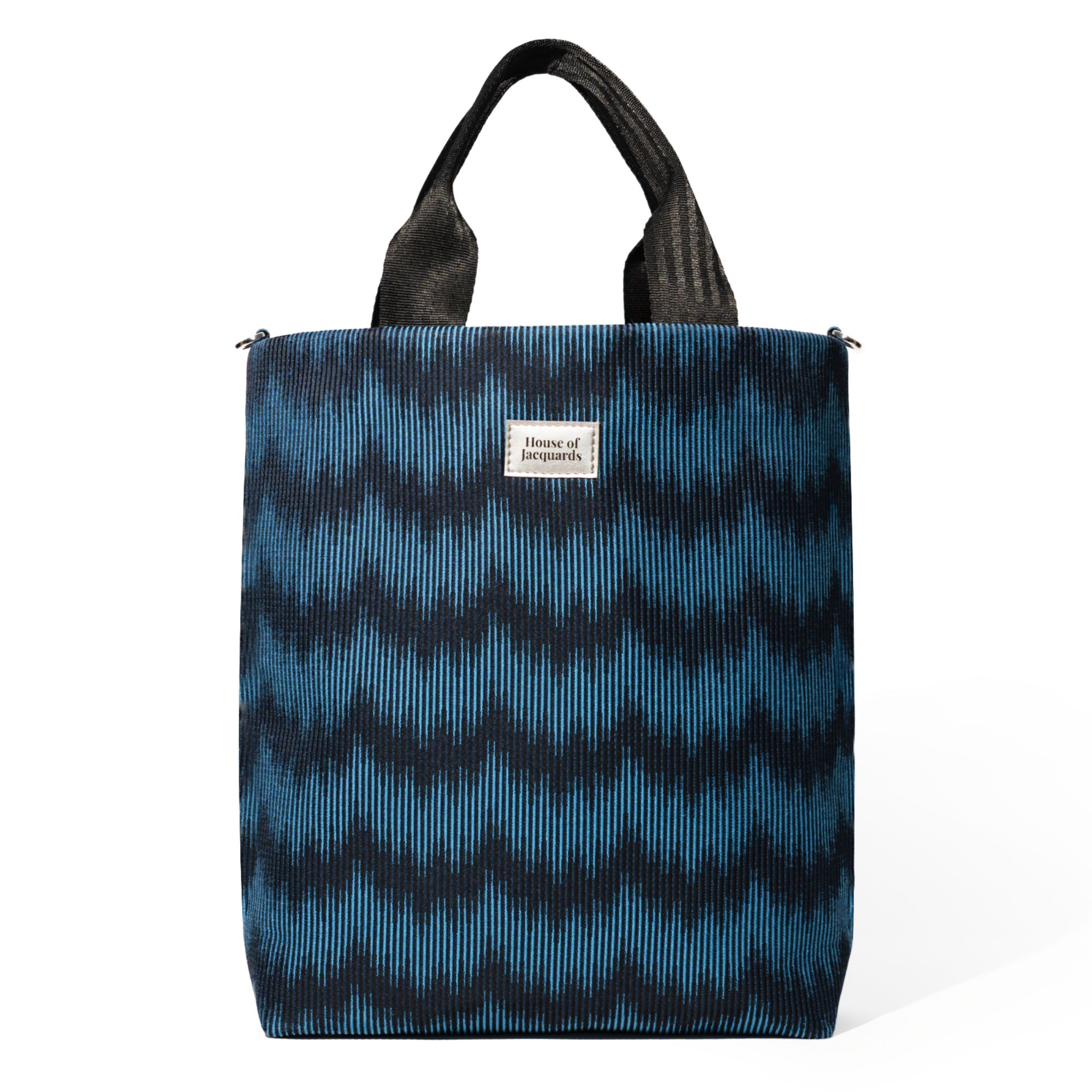 Eleanor Structured Business Tote – Petrol Chevron